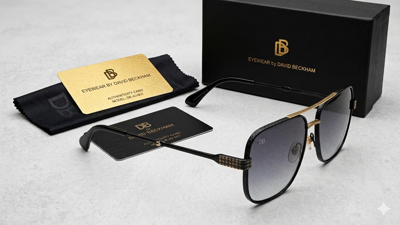 David Beckham DB Square Navigator Gradient Sunglasses