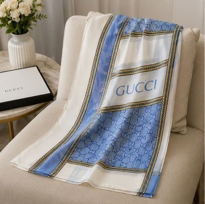 Gucci Monogram Rope Silk Blend Luxury Stole