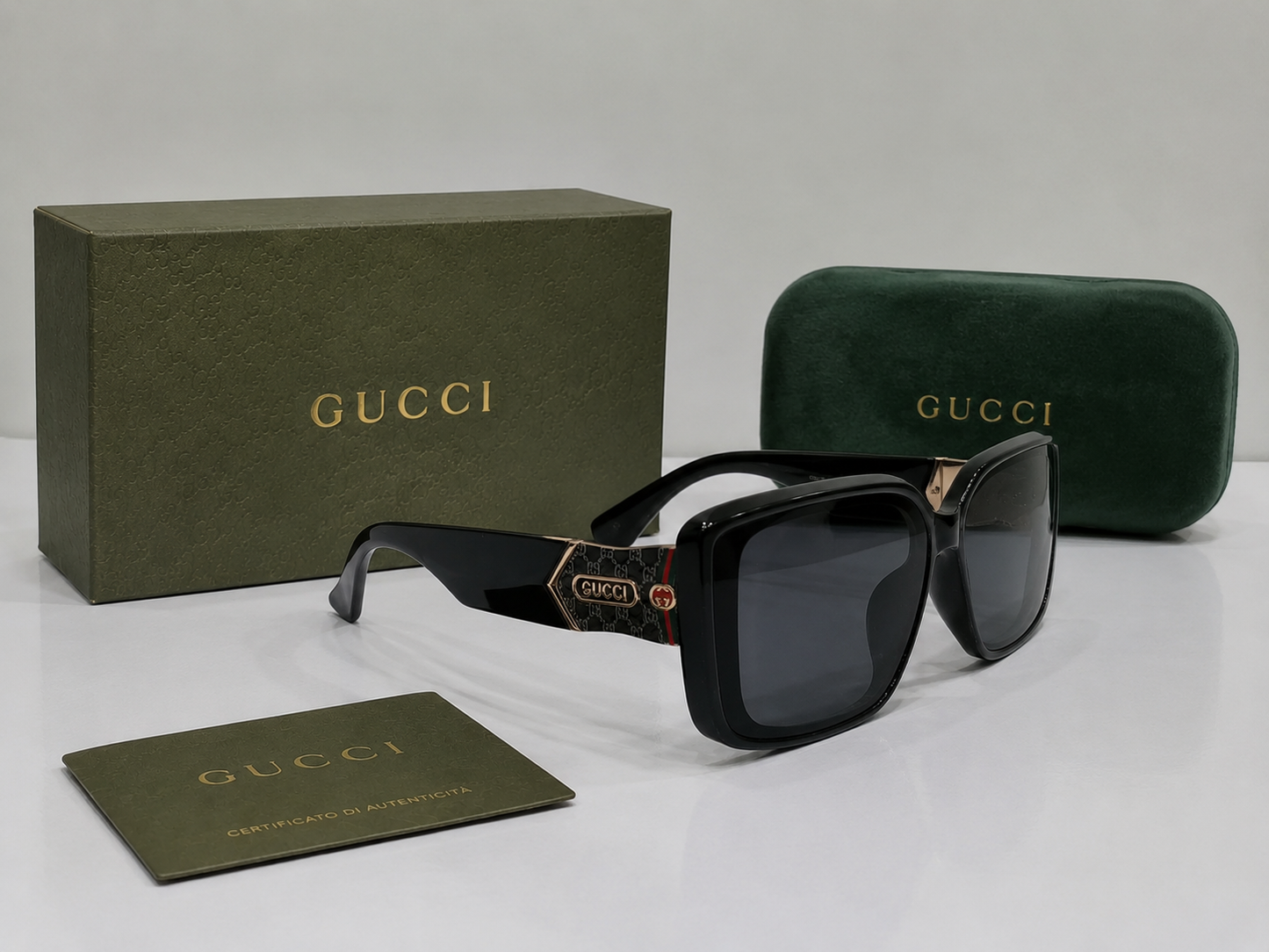 Gucci Oversized Square Frame Sunglasses