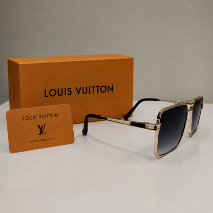Louis Vuitton Attitude Square Aviator Sunglasses