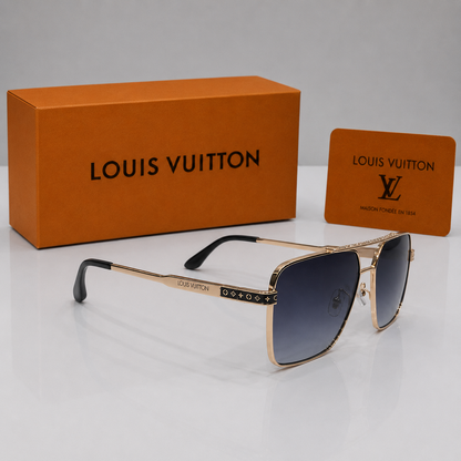Louis Vuitton Signature Oversized Navigator Sunglasses