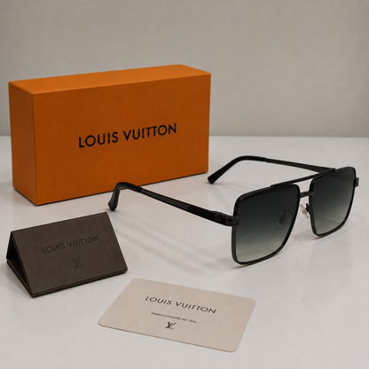 Louis Vuitton Attitude Pilot Square Sunglasses