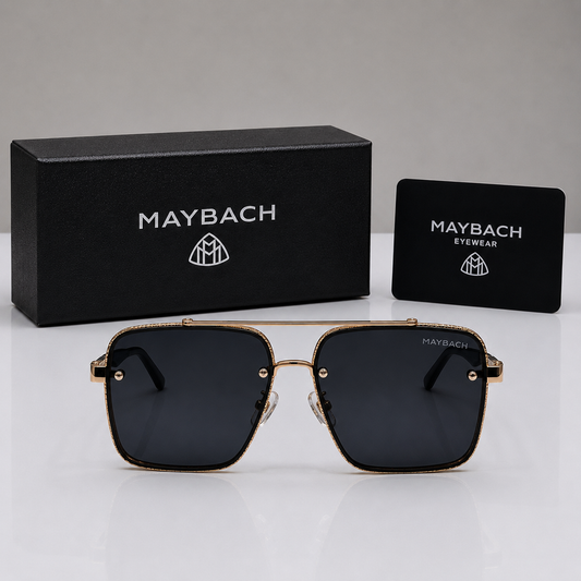 Maybach The Artist II Oversized Square Sunglasses