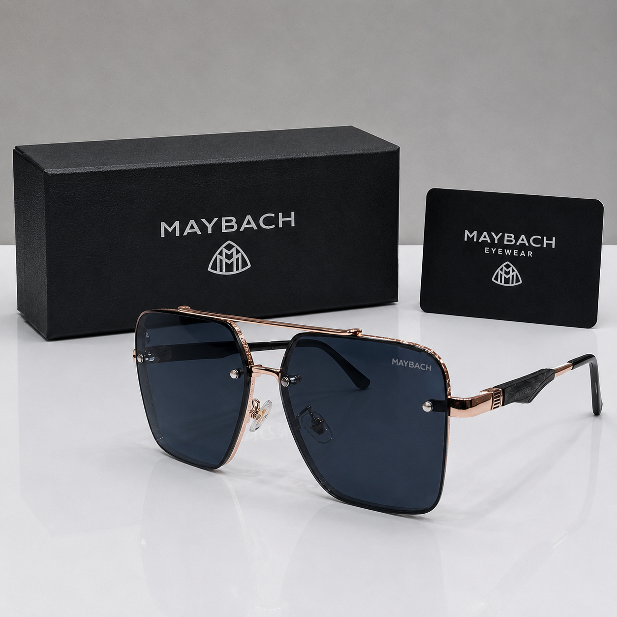 Maybach The Artist II Oversized Square Sunglasses