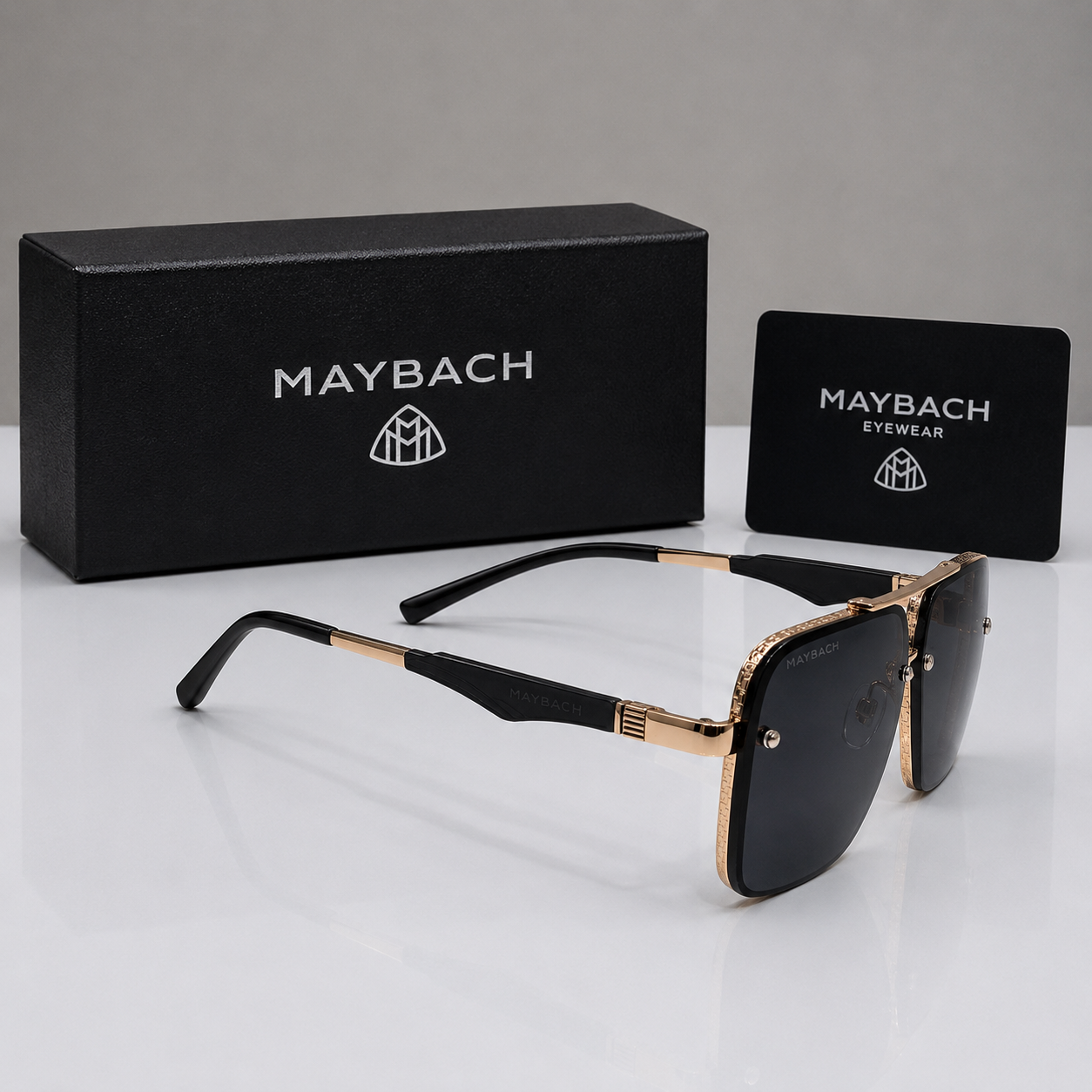 Maybach The Artist II Oversized Square Sunglasses