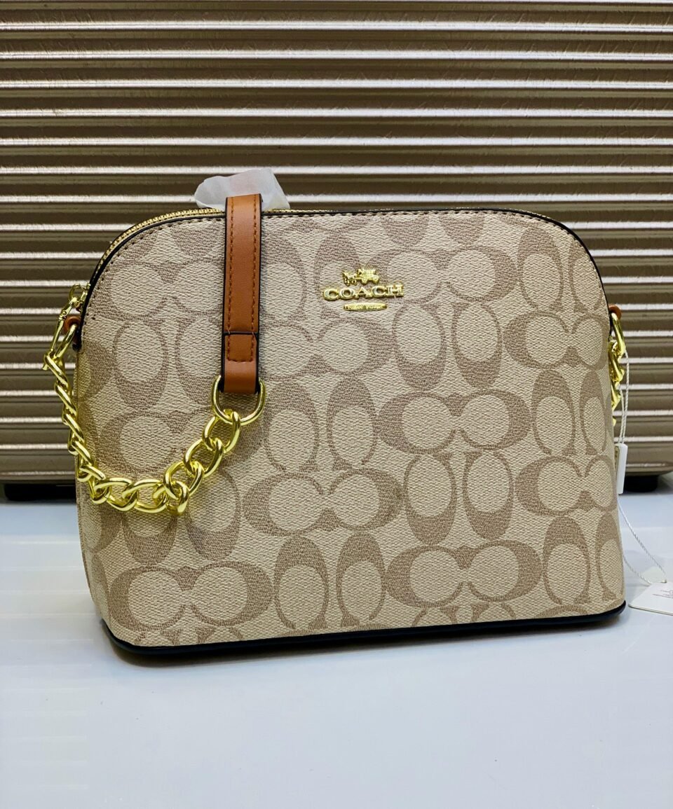 Coach Signature Dome Camera Crossbody Bag