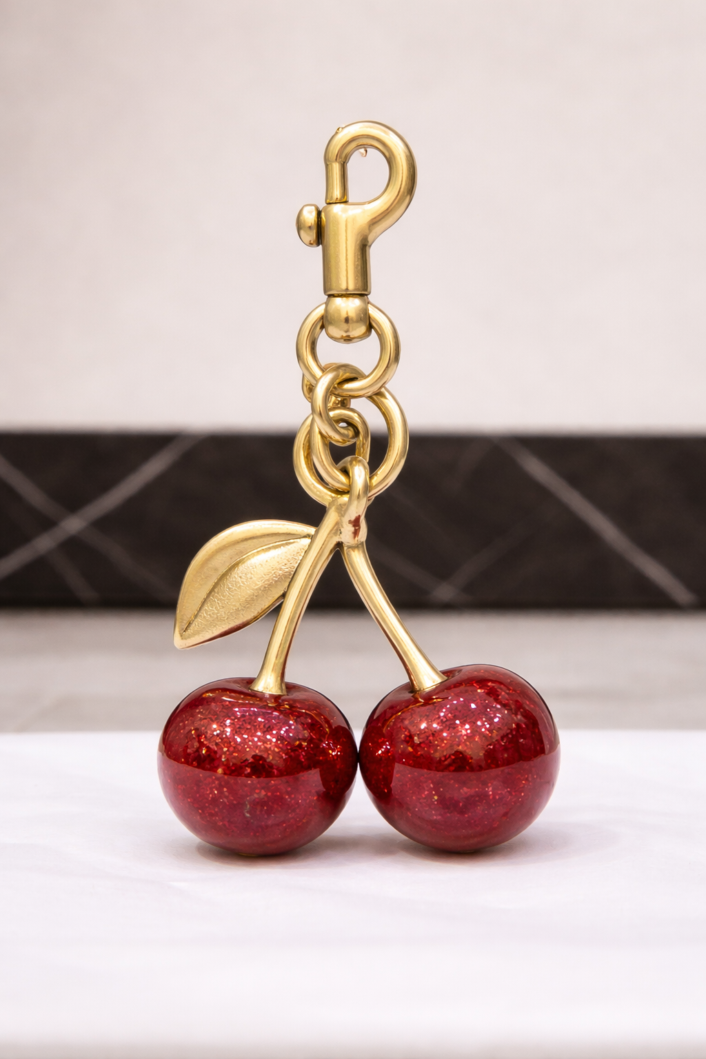 Coach Cherry Charm Mini Hobo Bag