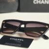 Chanel Square Quilted Acetate Sunglasses with CC Logo 2
