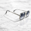 Dior Rectangular Metal-Frame Sunglasses 2