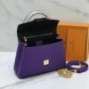 Louis Vuitton Capucines MM – Purple Taurillon Leather with Python Top Handle