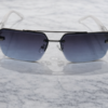 Prada Vellaro Rimless Gradient Sunglasses