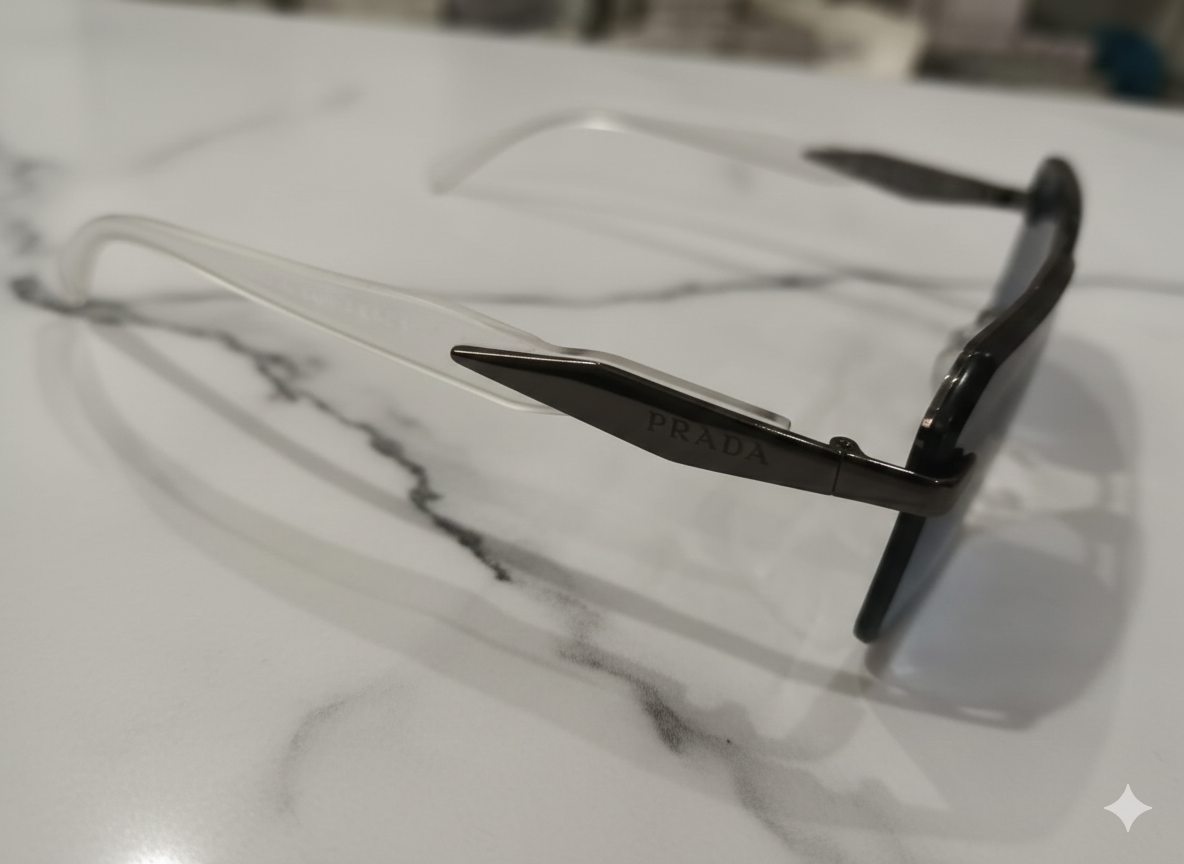 Prada Vellaro Rimless Gradient Sunglasses