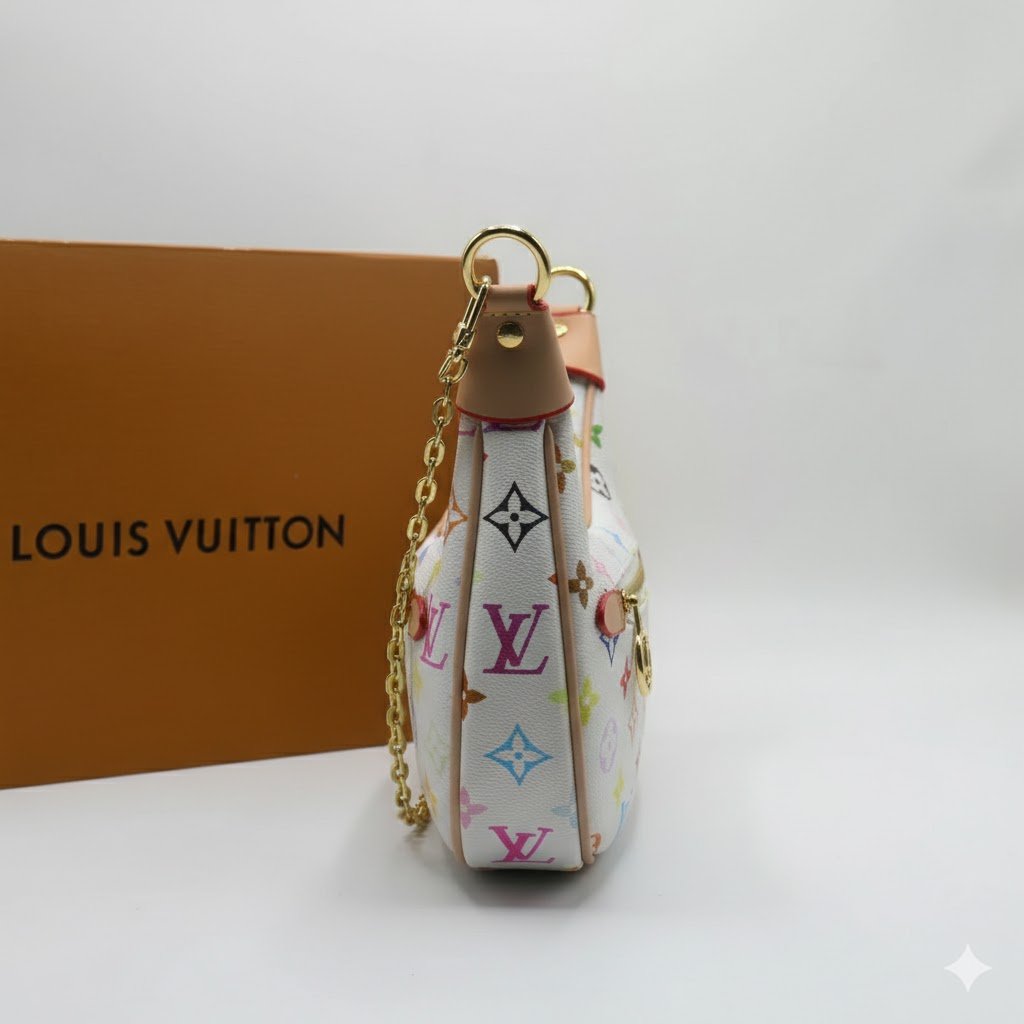 Louis Vuitton Loop Hobo Bag Monogram White