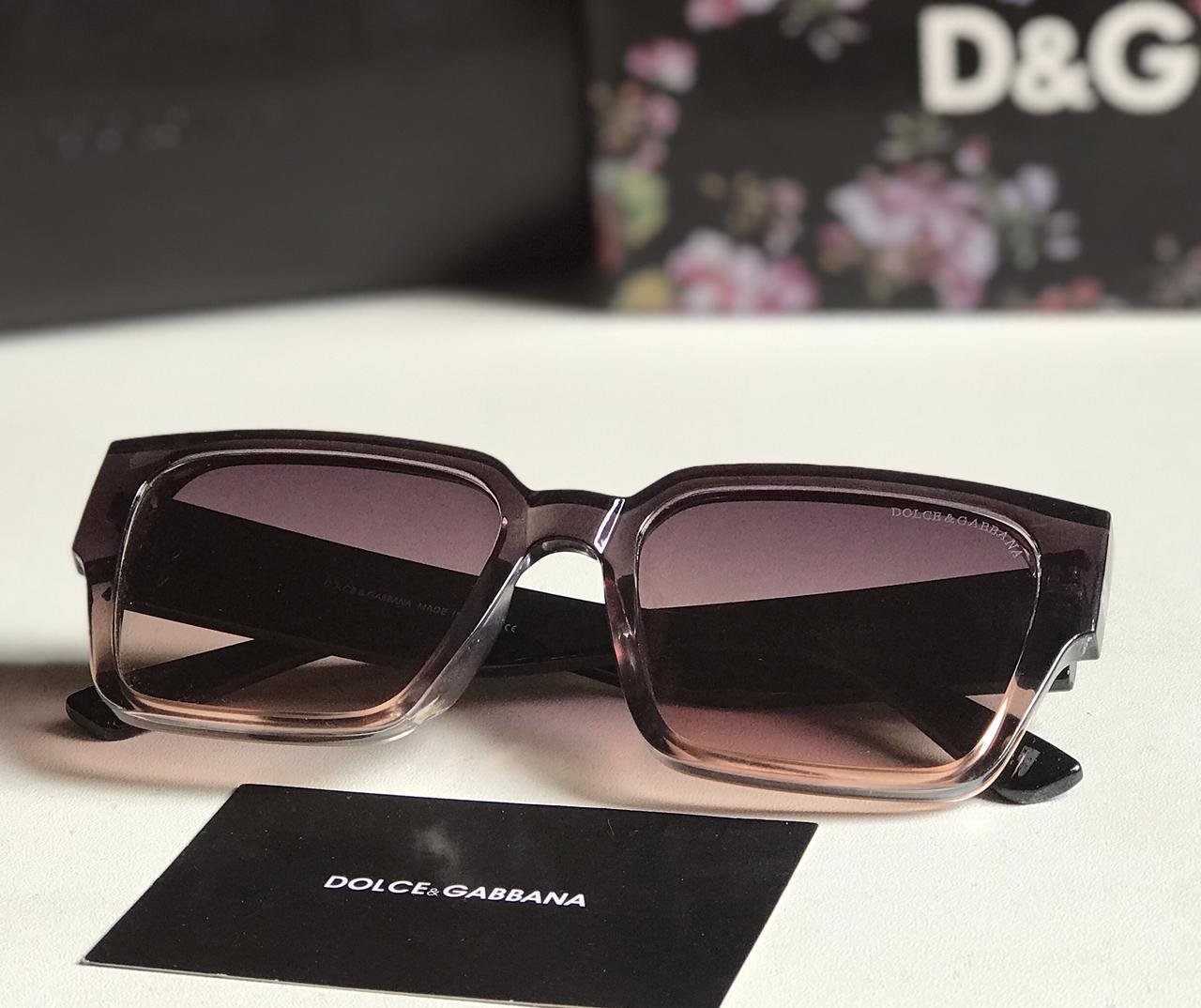 Dolce & Gabbana Style Rectangular Gradient Sunglasses 3
