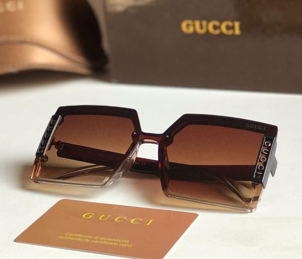 Gucci Oversized Square Gradient Sunglasses